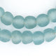 Sky Blue Recycled Glass Beads (14mm) - The Bead Chest