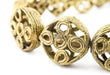 Circular Eye Brass Filigree Beads (10x21mm) - The Bead Chest