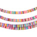 Multicolor Medley Vinyl Phono Record Beads (4mm) - The Bead Chest