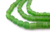 Green Java Glass Beads - The Bead Chest