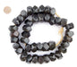 Black Kenya Bone Beads (Faceted) - The Bead Chest
