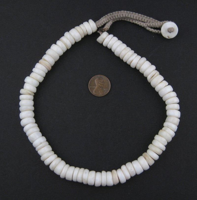 Naga Shell Disk Beads (12mm) - The Bead Chest