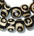 Eye Design Batik Bone Beads (Large) - The Bead Chest
