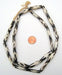 Star Design Batik Bone Beads (Elongated) - The Bead Chest