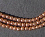 Copper Round Small Ethiopian Beads - The Bead Chest