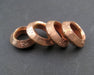 Copper Ethiopian Wollo Rings (18mm) (Set of 4) - The Bead Chest
