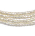 White Metal Heishi Ethiopian Beads (Set of 2) - The Bead Chest