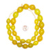 Yellow Tomato Beads (19x16mm) - The Bead Chest