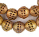 Striated Brass Filigree Globe Beads (20mm) - The Bead Chest