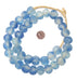 Blue Swirl Recycled Glass Beads (18mm) - The Bead Chest