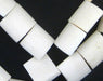 White Kenya Bone Beads (Flags) - The Bead Chest
