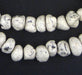 White Moroccan Pottery Beads (Chunk) - The Bead Chest