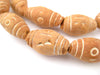 Natural Oblong Mali Terracotta Beads (25x14mm) - The Bead Chest
