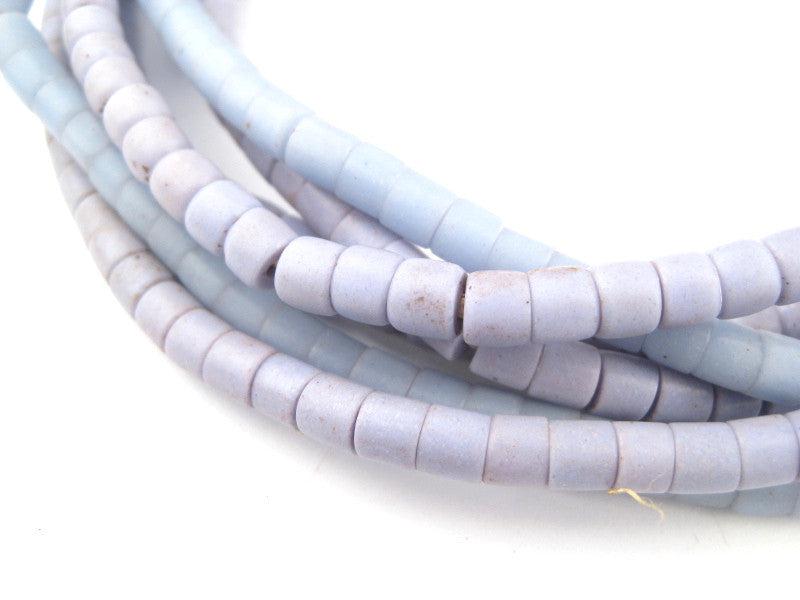 Old Baby Blue Kenya Turkana Beads - The Bead Chest