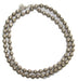 Ethiopian White Metal Bicone Beads (8x7mm) - The Bead Chest