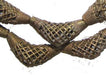 Woven Brass Filigree Elbow Beads (17x40mm) - The Bead Chest