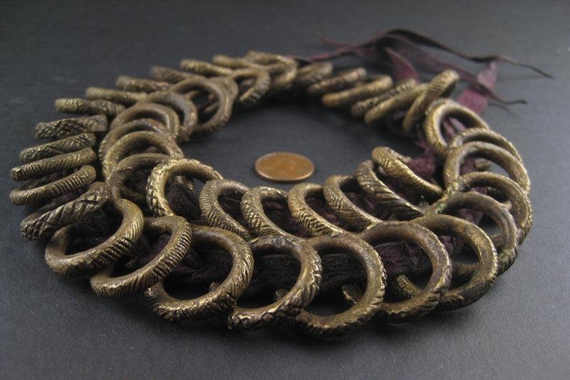 Antique Brass Money Belt - The Bead Chest
