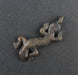 Lizard Brass Pendant from Africa - The Bead Chest
