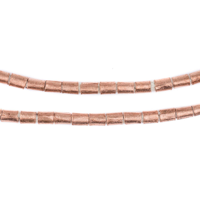 Ethiopian Copper Tube Beads (6x4mm) - The Bead Chest