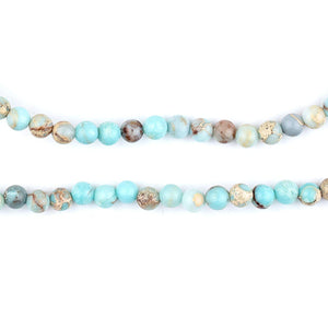 Turquoise Sea Sediment Jasper Beads (4mm)
