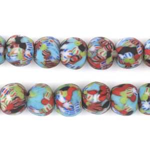 Bolgatanga Mix Fused Recycled Glass Beads (14mm)