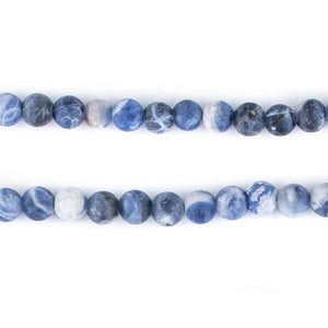 Matte Round Sodalite Beads (6mm)