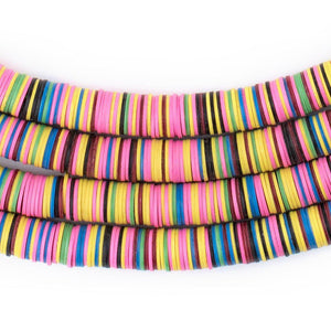 Autumn Medley Vinyl Phono Record Beads (8mm)