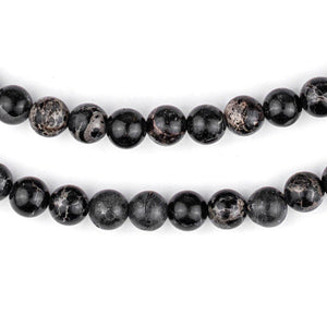 Black Sea Sediment Jasper Beads (8mm)