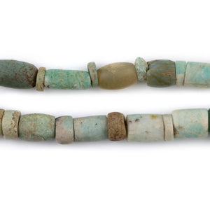 Ancient Amazonite African Stone Beads