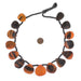 Saffron Color Moroccan Horn Medallion Beads - The Bead Chest