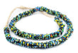 Rainbow Medley Fused Rondelle Recycled Glass Beads - The Bead Chest