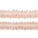Rose Pink Rondelle Recycled Glass Beads (12mm) - The Bead Chest