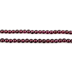 Round Garnet Beads (3mm)