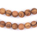 Round Olive Wood Beads from Bethlehem (10mm) - The Bead Chest