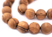 Round Olive Wood Beads from Bethlehem (16mm) - The Bead Chest