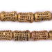 Caged Barrel Ghana Brass Filigree Beads (20x13mm) - The Bead Chest