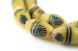 Rare Matching Antique Peacock Millefiori Trade Beads - The Bead Chest