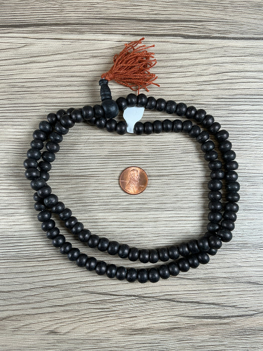 Hidden Gems: Black Bone Mala Beads (9mm)