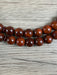 Hidden Gems: Polished Wood Prayer Beads (12mm)