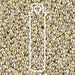 Duracoat galvanized silver Miyuki seed beads, 11/0 close-up with a tube outline overlay showing the 23.5g tube