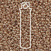 Duracoat Galvanized Champagne Miyuki Seed Beads #4204 (11/0, 2mm, 23.5g Tube)