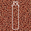 Duracoat Galvanized Pink Blush Miyuki Seed Beads #4207 (11/0, 2mm, 23.5g Tube)