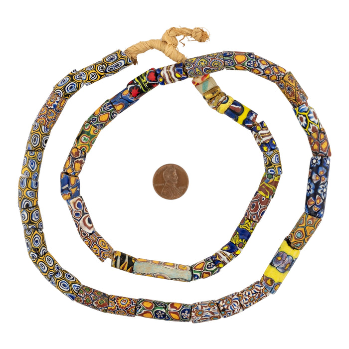 Antique Venetian Millefiori African Trade Beads #20697