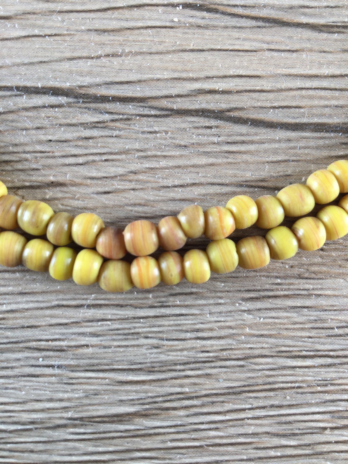 Hidden Gems: Yellow & Orange Round Java Glass Beads — The Bead Chest