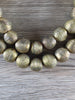 Hidden Gems: Wound Ghana Brass Beads (Size of Beads May Vary Slightly from Photo)