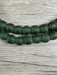 Hidden Gems: Dark Green Recycled Glass Beads (14mm)