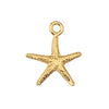 24K Gold Plated Sea Star Charm (20x18mm)