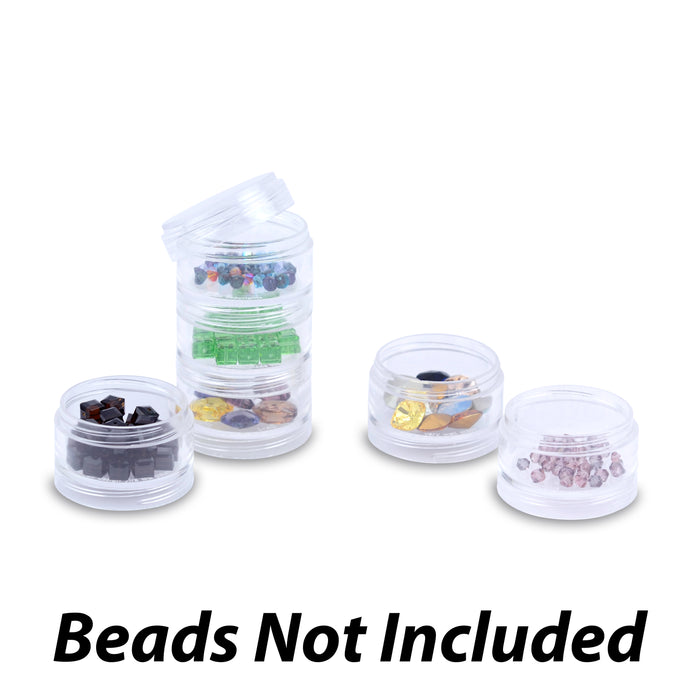 Stackable Containers (Small, 6 Containers, 1 Lid)