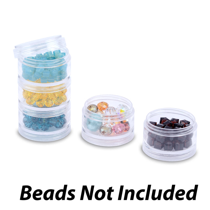 Stackable Containers (Medium, 5 Containers, 1 Lid)