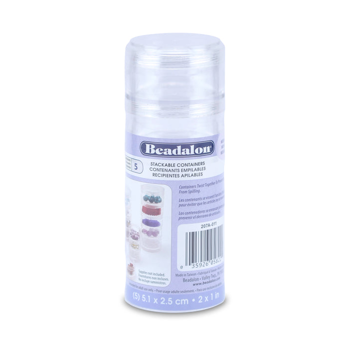 Stackable Containers (Medium, 5 Containers, 1 Lid)